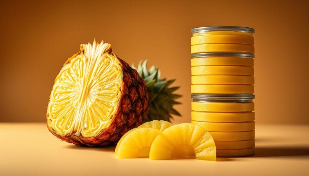 Fresh and Canned Pineapple Comparison for Pie Filling