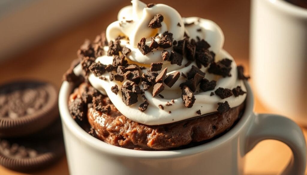 Oreo Mug Cake Toppings