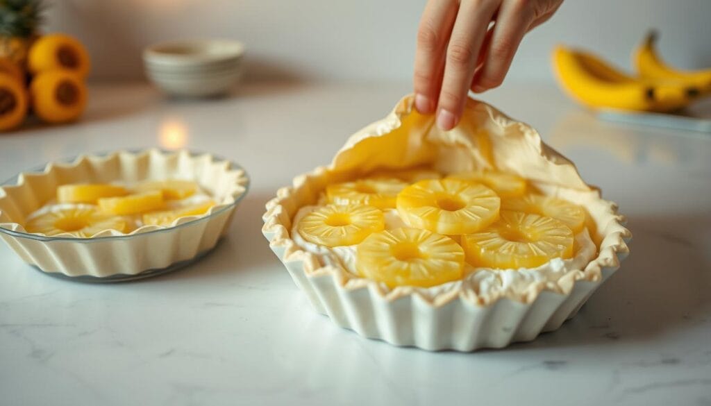 Pineapple Cream Cheese Pie Preparation Steps