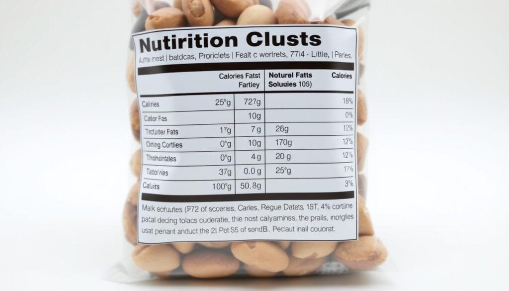 nutritional information peanut clusters