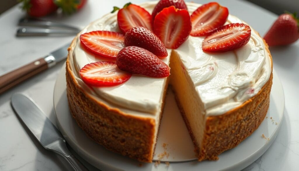 Troubleshooting Homemade Strawberry Cheesecake Cake