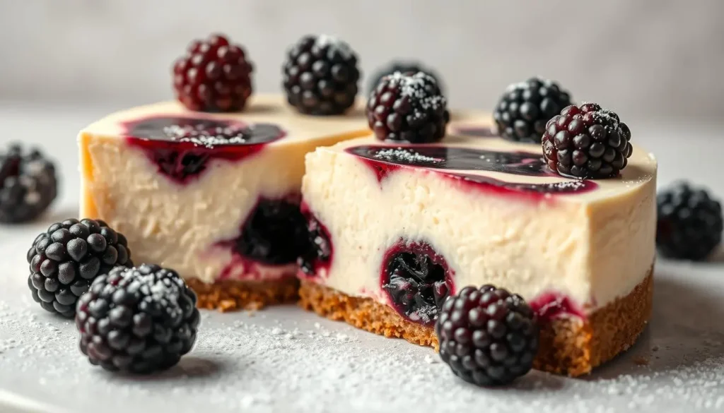 Fresh Blackberry Cheesecake Delight