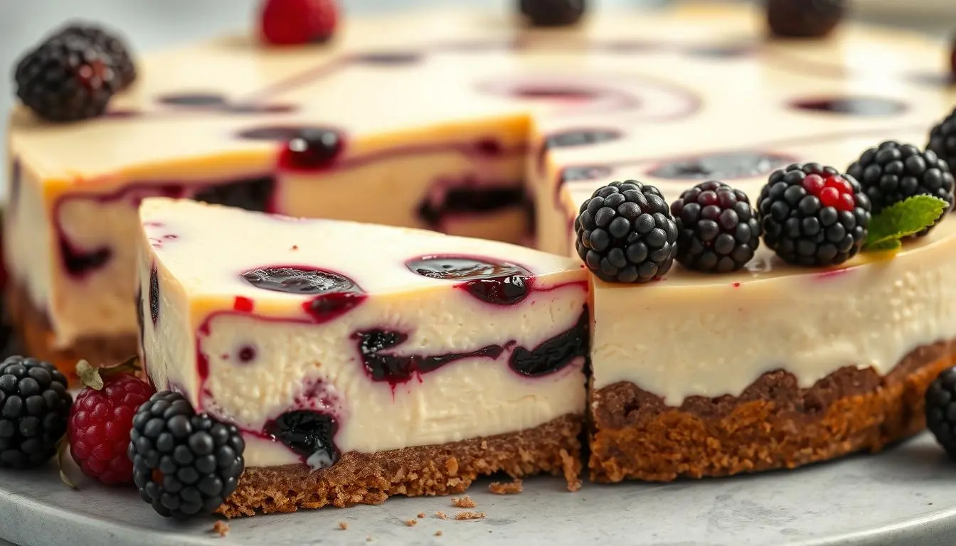 blackberry cheesecake