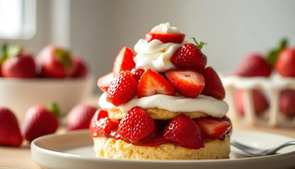 homemade strawberry shortcake