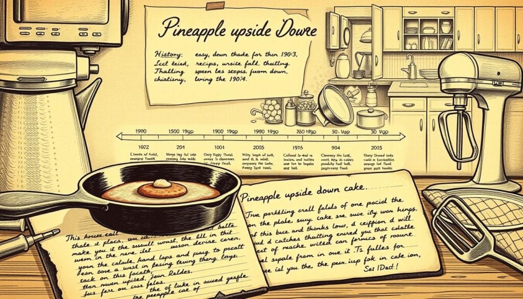 history of pineapple upside down cake