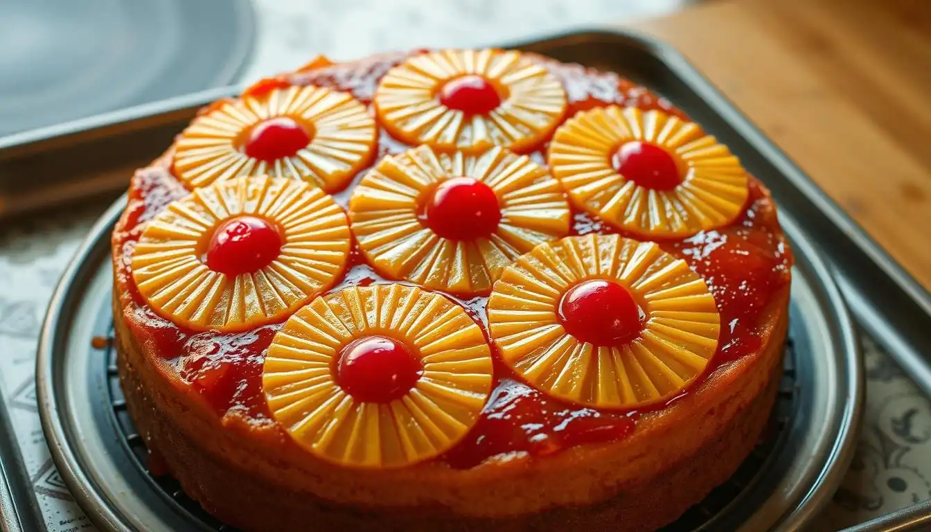 pineapple upside down cake from box